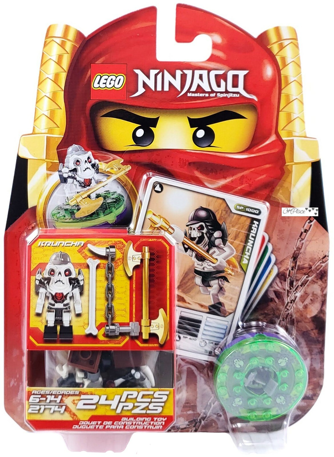 Lego Ninjago Masters Of Spinjitzu Spinner kruncha 2174 2011