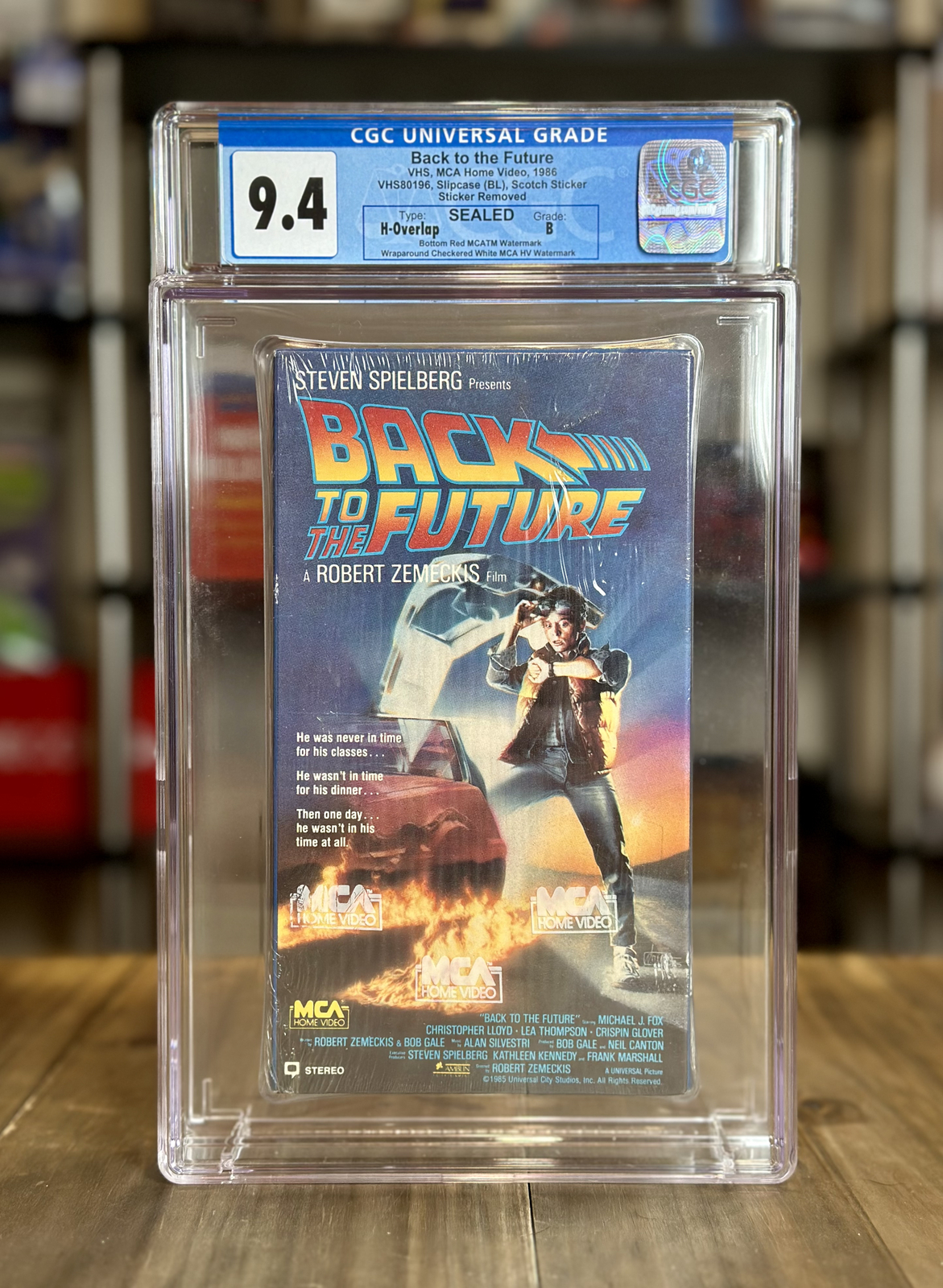 Back To The Future - 1986 Sealed First Print VHS - CGC 9.4 | eBay