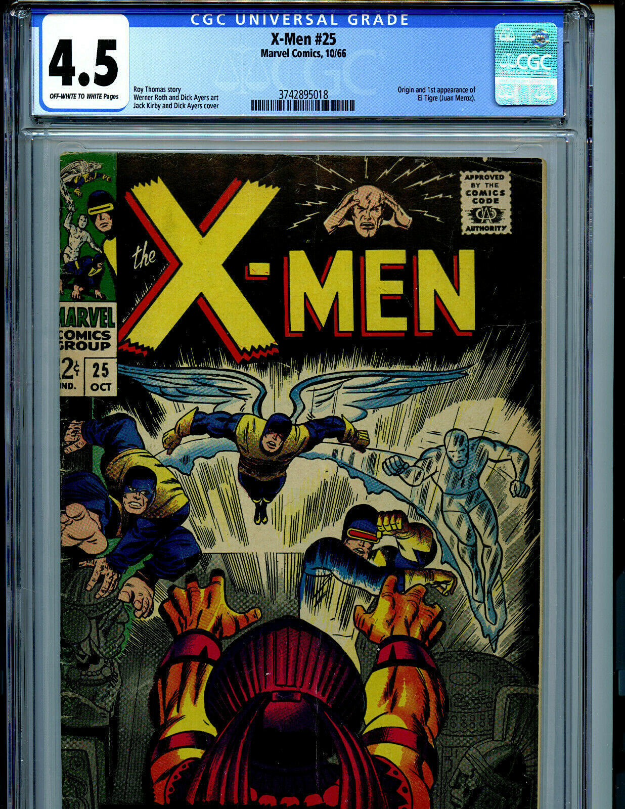 アメコミリーフ X-Men #24 1966年発行 CGC6.0 アメコミリーフ X-Men