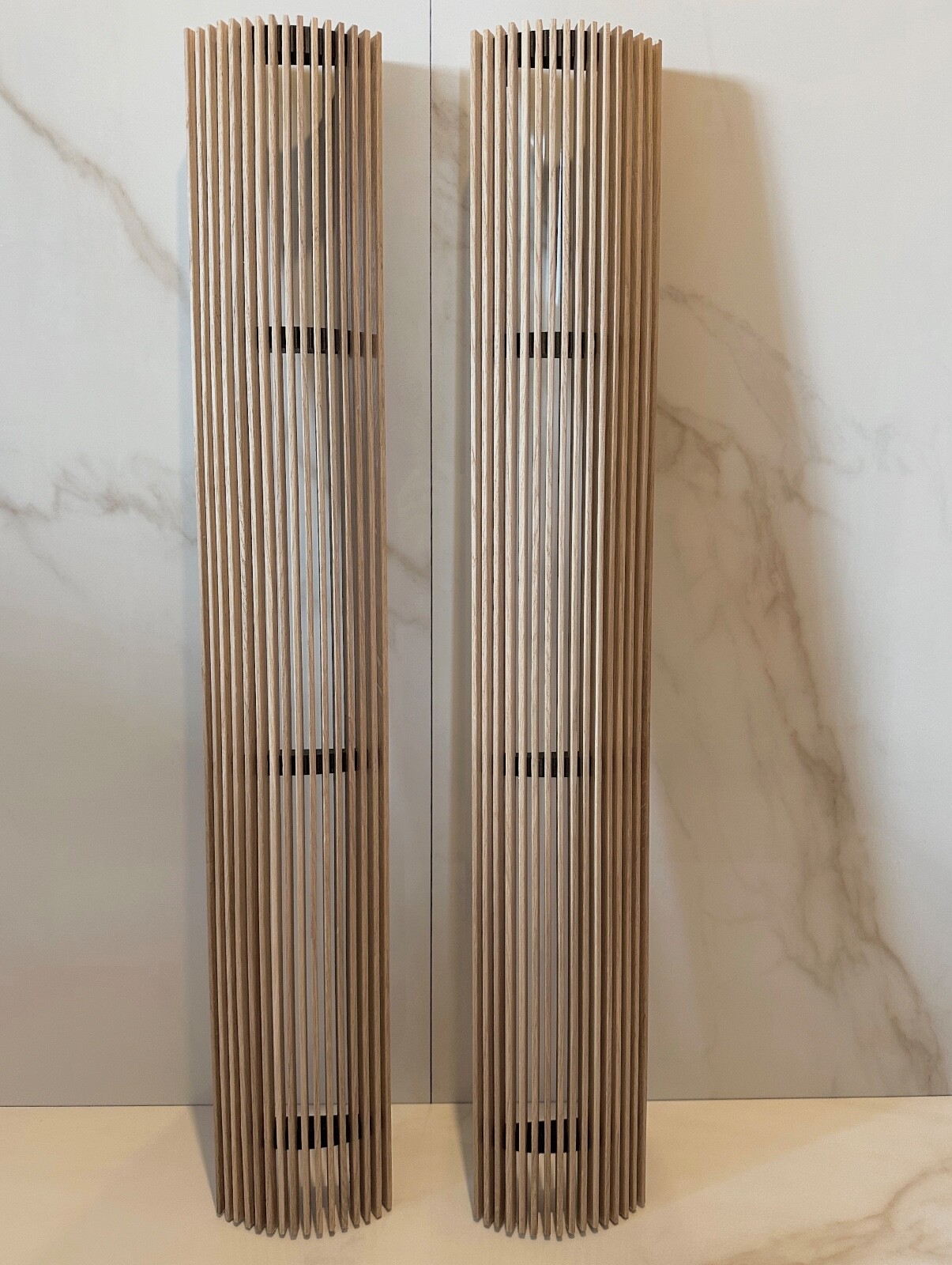 Beolab 8000 oak wood cover (pair) premium handmade for Bang