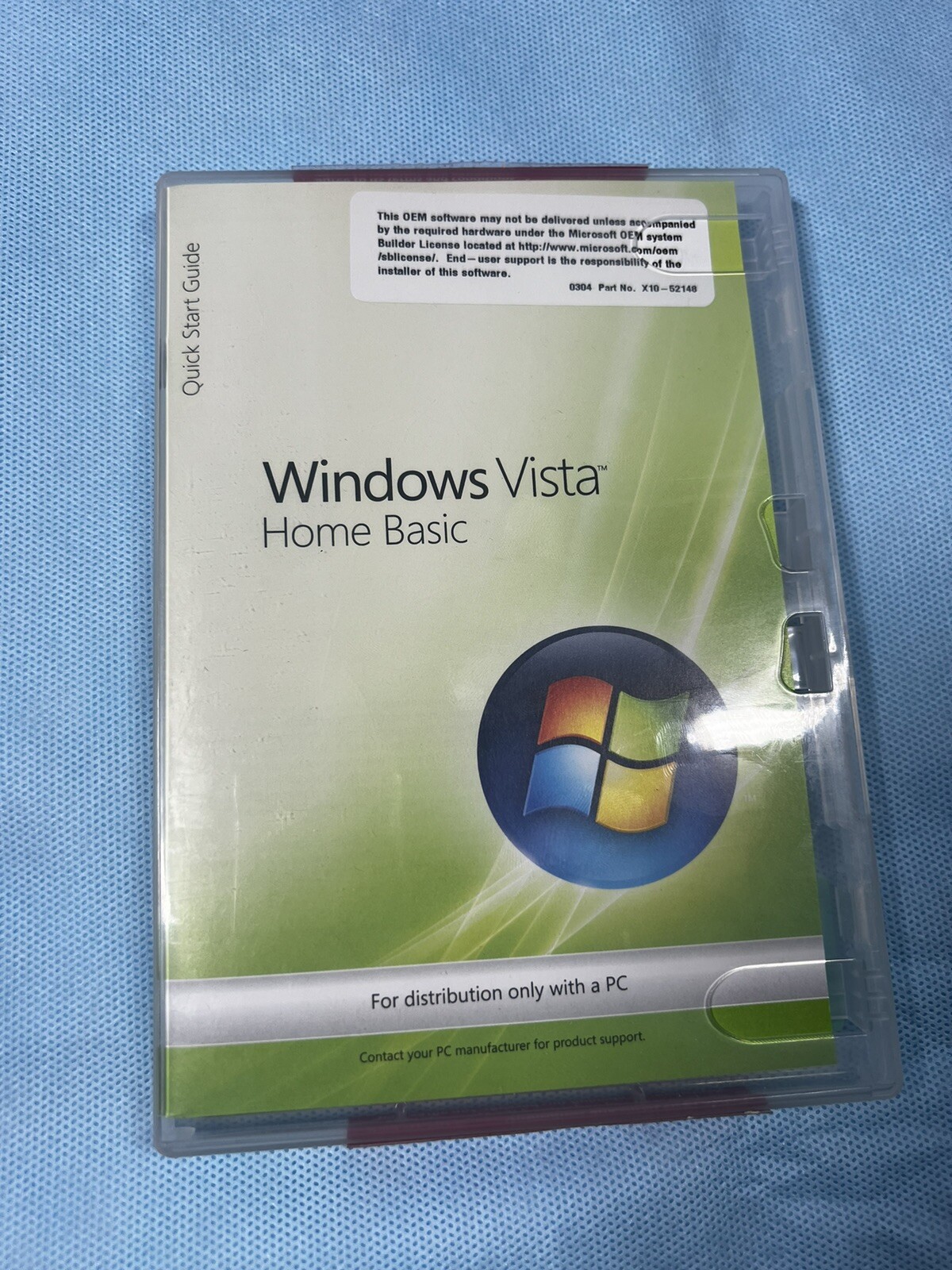 Disk Only* Microsoft Windows Vista Home Basic PPP OEM - NEW opened