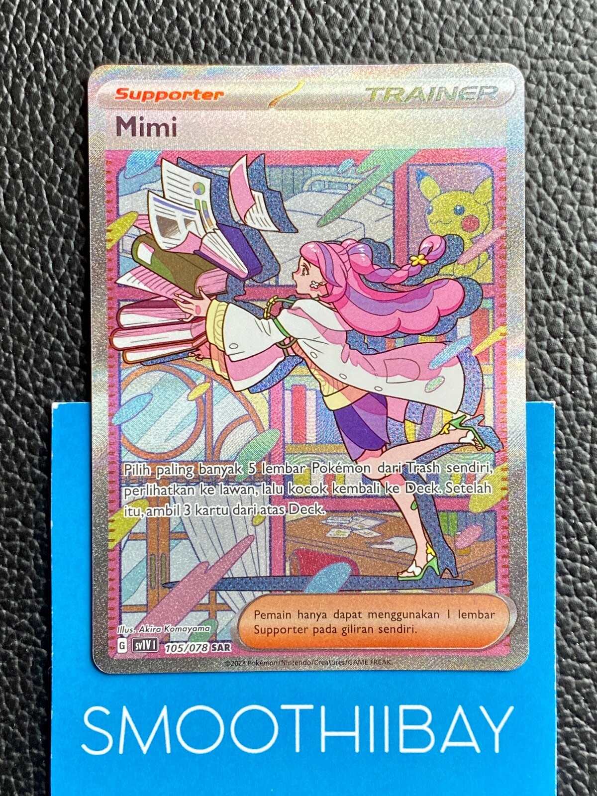 Miriam (Mimi) SAR FULL ART SV1V 105/078 Pokemon Card Indonesia NM