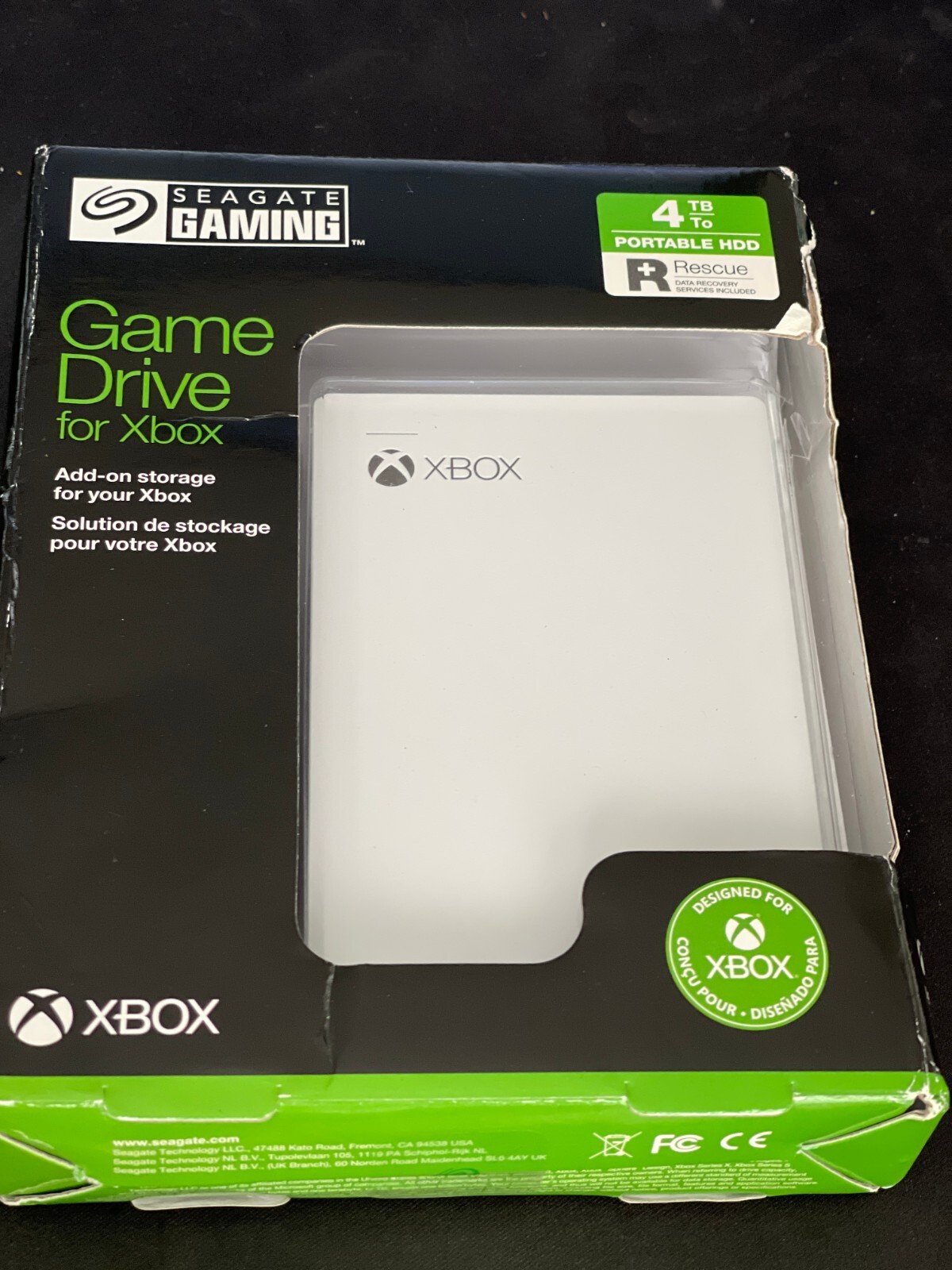 Seagate Game Drive for Xbox Game Pass Special Edition 4TB - White