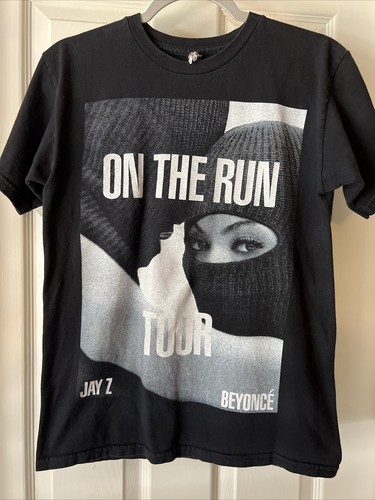JAY-Z +BEYONCE ON THE RUN TOUR T-SHIRT - SMALL | eBay