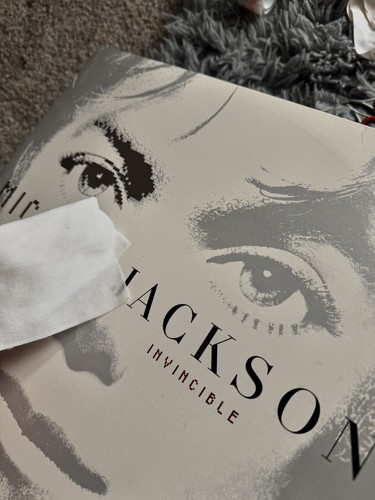 Michael Jackson Invincible 2LP 12 Vinyl 2001 US ORIGINAL Notorious