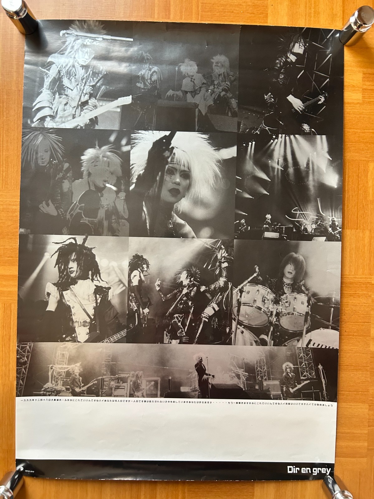 Dir En Grey /December 18, 1999 Osaka Castle Hall Japan Original