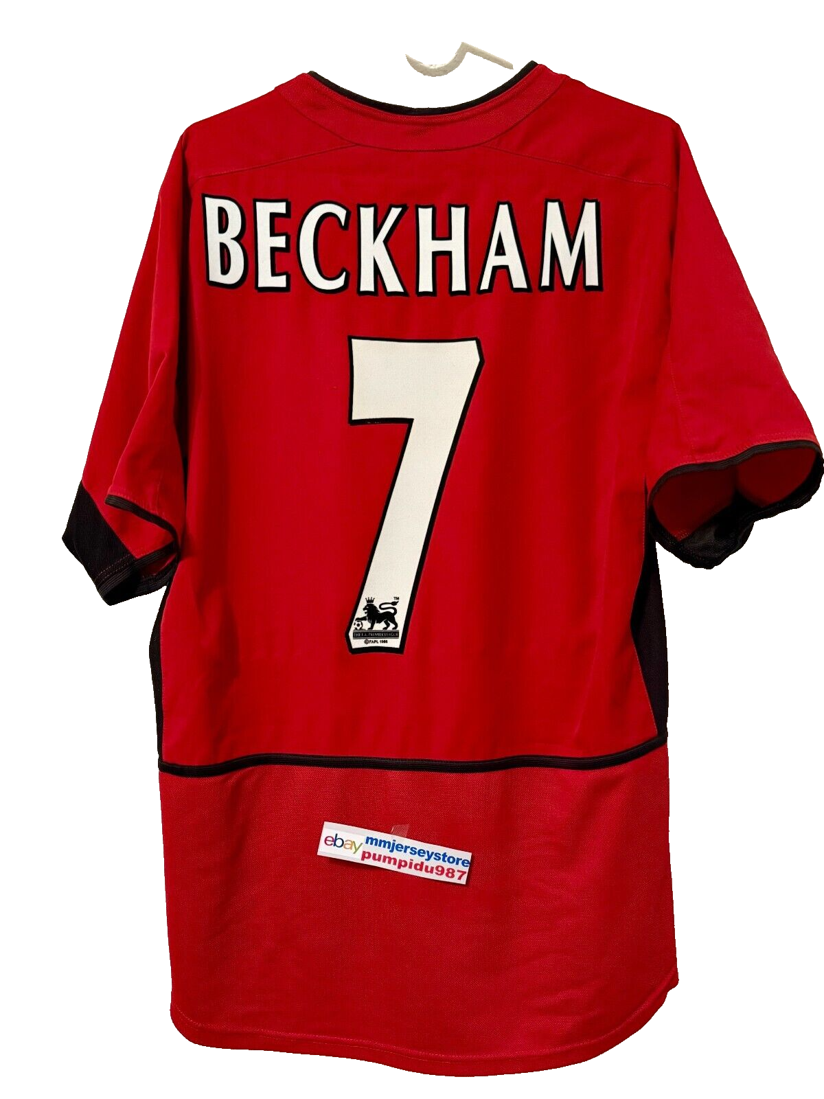 マンチェスター・ユナイテッド BECKHAM 7番 長袖シャツ BECKHAM 7