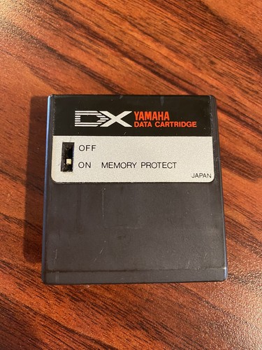 Yamaha DX Ram Data Cartridge Vintage Rare DX7 Synth TX77 | eBay