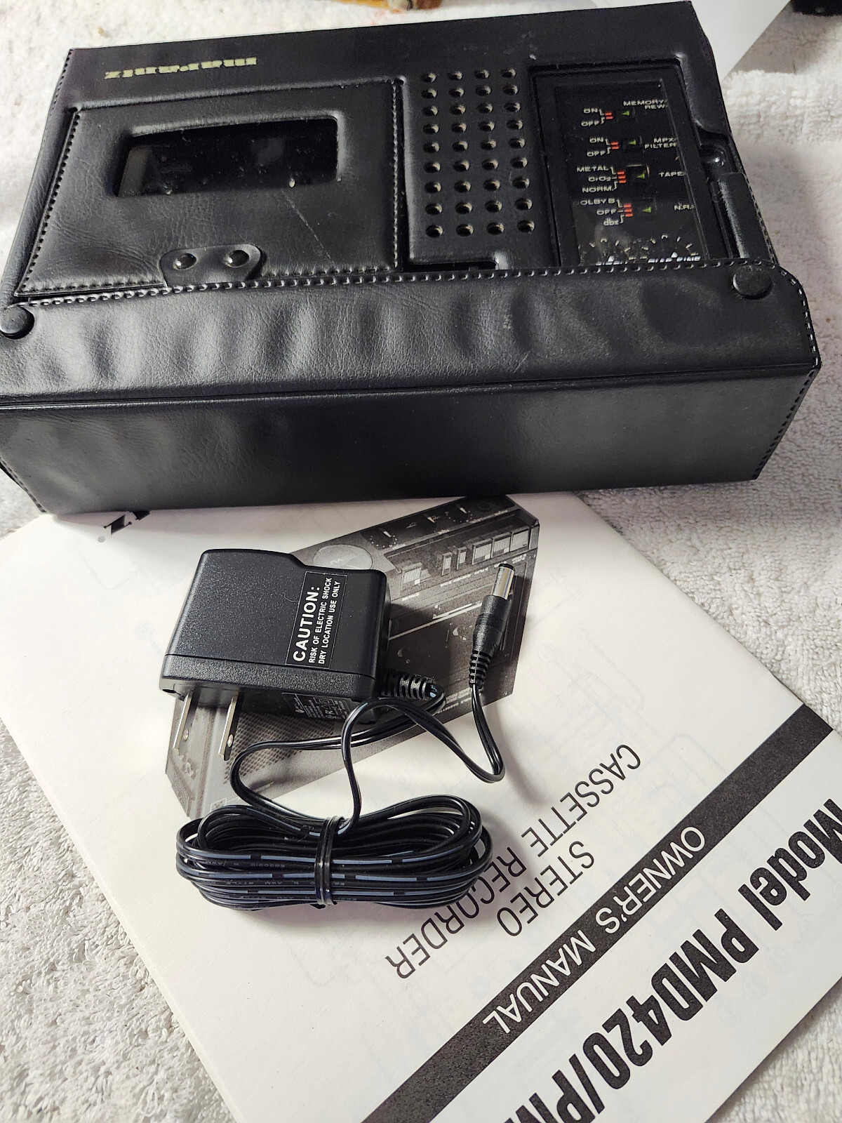 Super Clean Marantz PMD430 CP430 Rebuilt 3-Head Portable Cassette