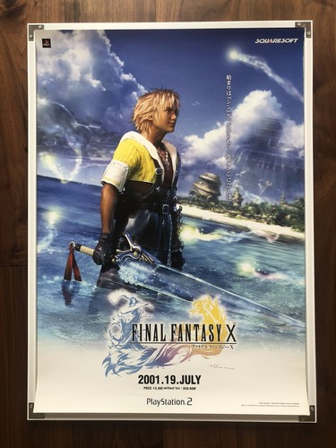 Final Fantasy X Promo Ad Poster - Japan Japanese Not For Sale B2