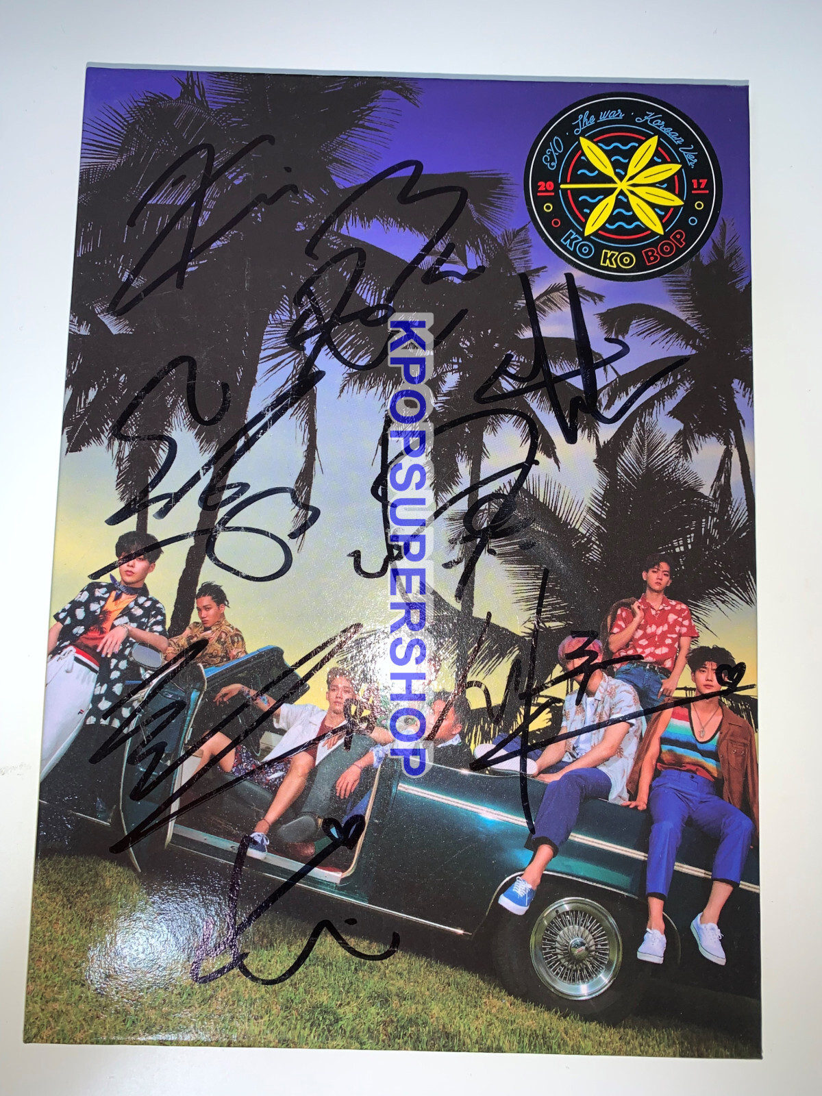 EXO 4th Album The War Kokobop Version Autographed Signed CD Promo