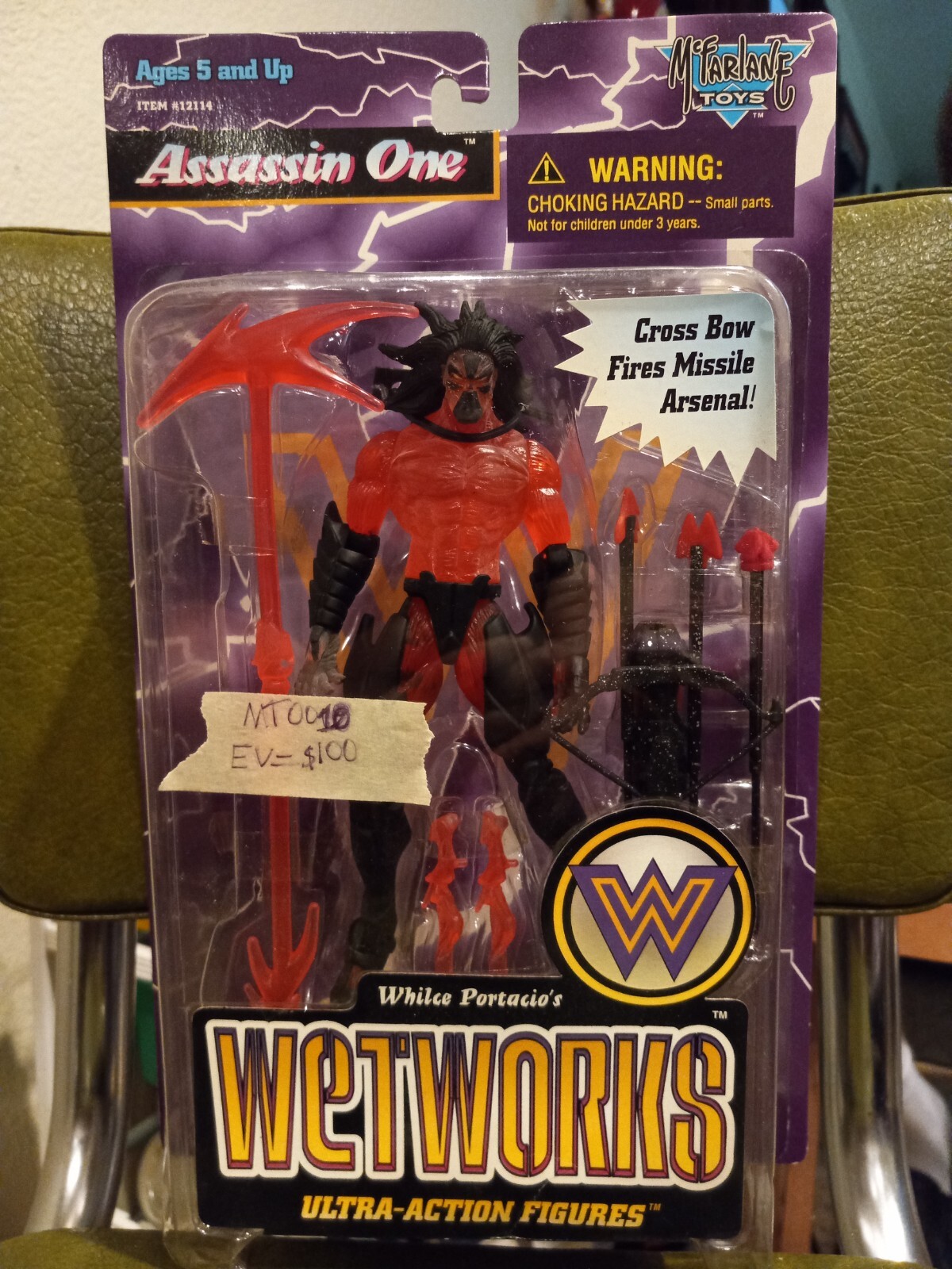 MCFARLANE TOYS WETWORKS - ASSASSIN ONE (RED) ACTION FIGURE | eBay