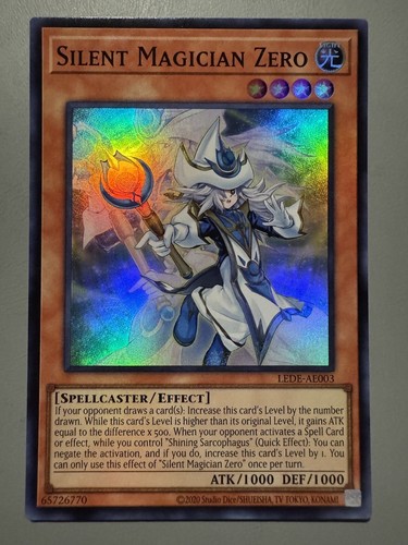 YUGIOH SILENT MAGICIAN ZERO ASIA ENGLISH EDITION LEDE-AE003 SUPER
