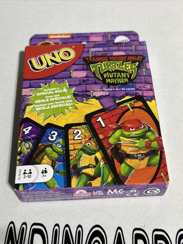 UNO Teenage Mutant Ninja Turtles Mutant Mayhem Card Game HPW19 | eBay