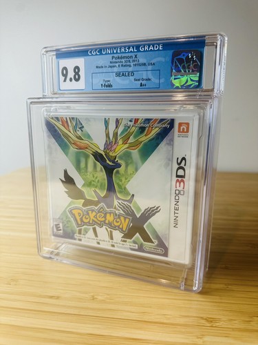 Pokemon X Nintendo 3DS 2DS Sealed New CGC 9.8 A++ Graded | eBay