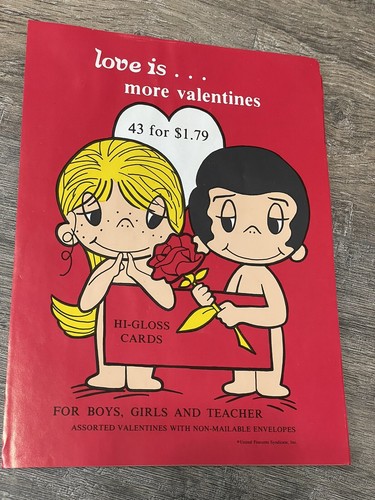 Vintage Kim Casali Love Is Original Poster Valentines Magazine