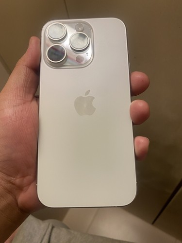 Apple iPhone 15 Pro - 128GB - White Titanium (Unlocked) - Open Box