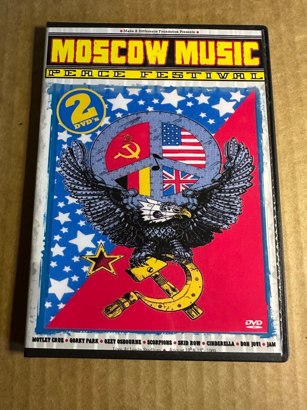 Moscow Music Peace Festival 1989 Live DVD Ozzy Motley Crue Skid