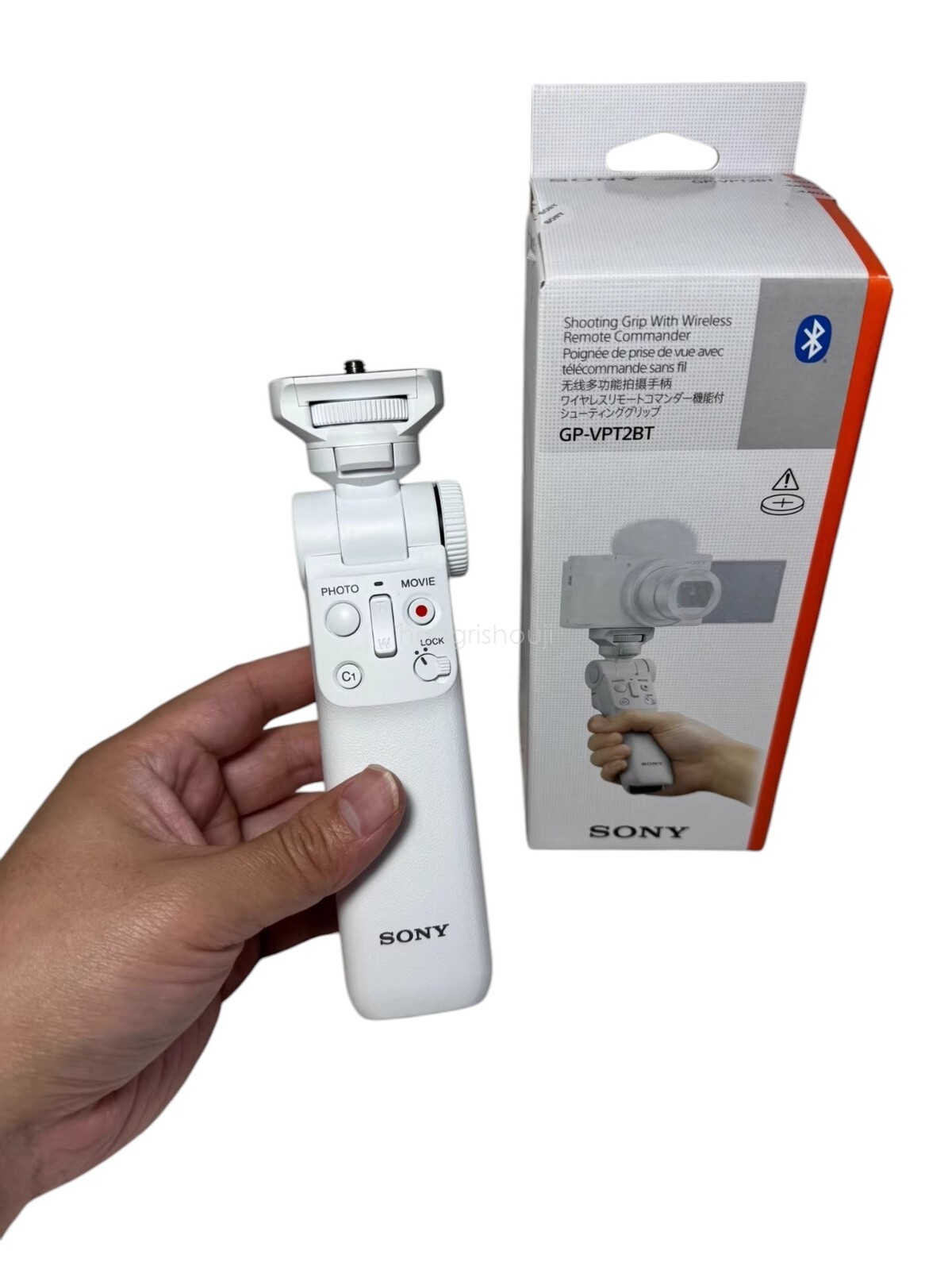 Used SONY GP-VPT2BT Bluetooth Shooting Grip -White | eBay