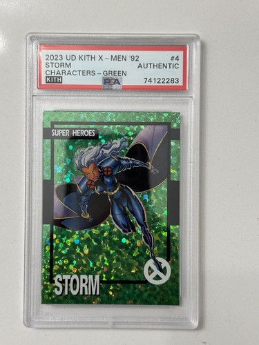 KITH x Marvel X-Men Storm 1 of 10 Green PSA Graded Card | eBay