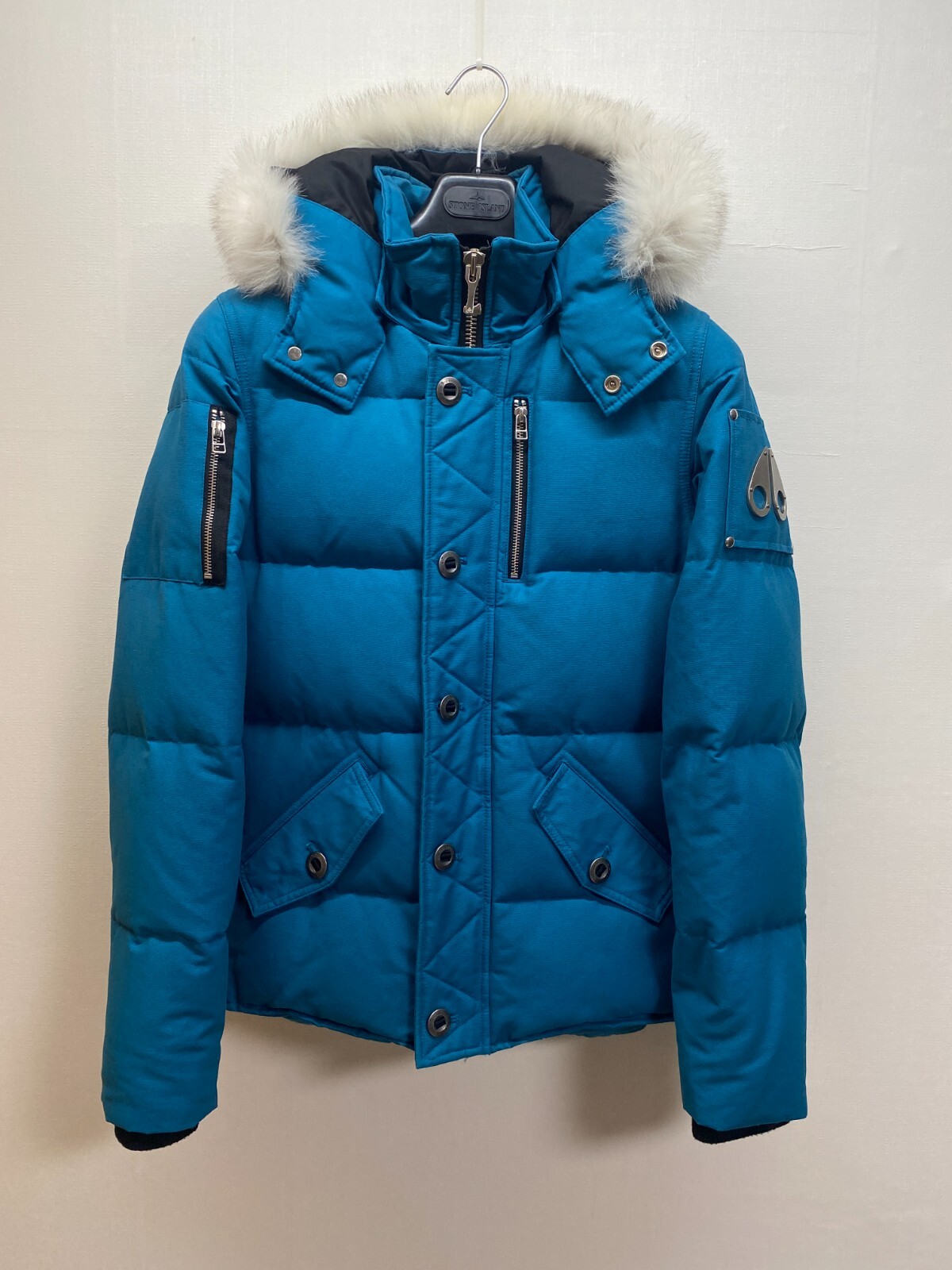 Authentic Mens Moose Knuckles Original 3Q Fur Hooded Parka Coat