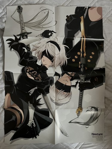 NieR:Automata 2B 9S & Sasaki and Miyano reversible art poster girl