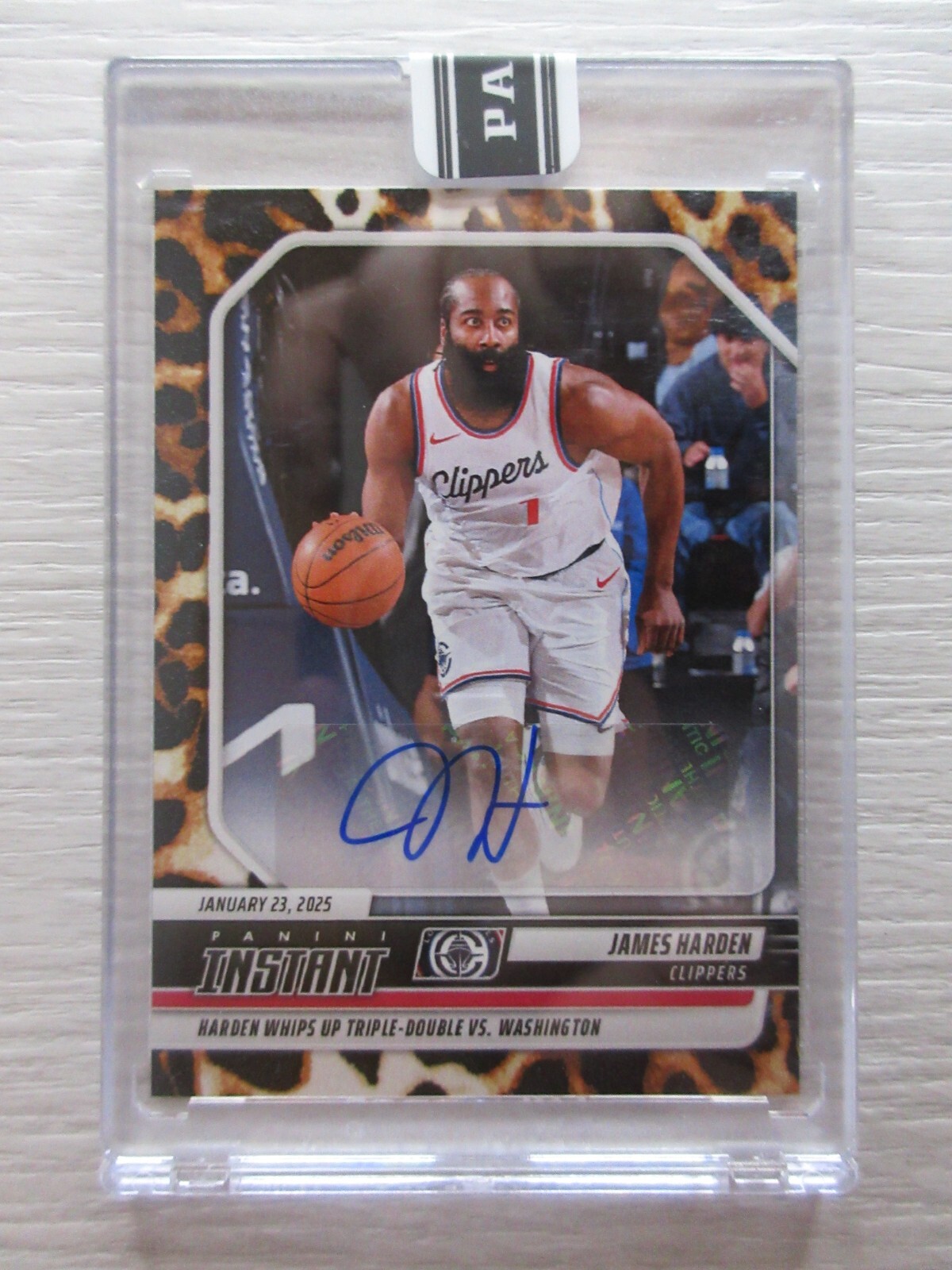 2024-25 Panini Instant NBA James Harden Black Jaguar Signatures