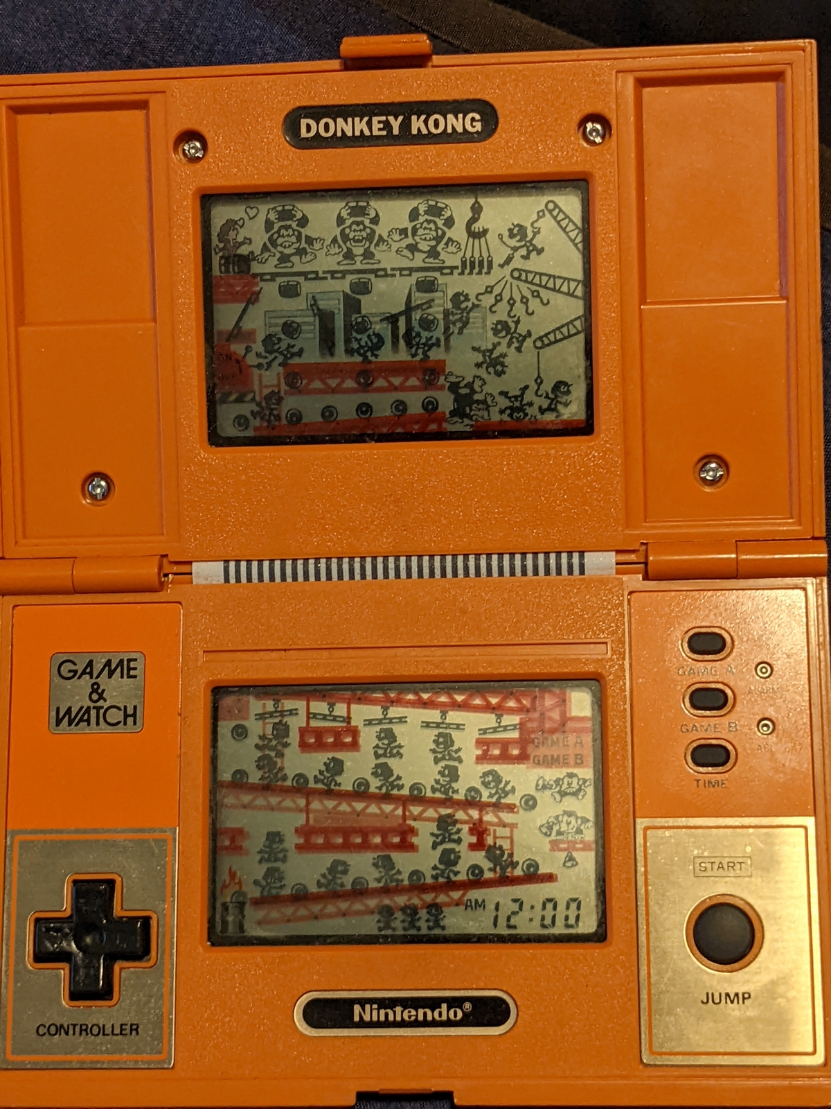 Nintendo Game & Watch DONKEY KONG Multi Screen Orange retro game