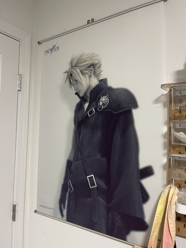 FINAL FANTASY VII AC ウォールスクロールポスター クラウド FINAL