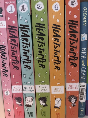 Heartstopper Alice Oseman 5 Book Collection Set Volumes 1-5 New