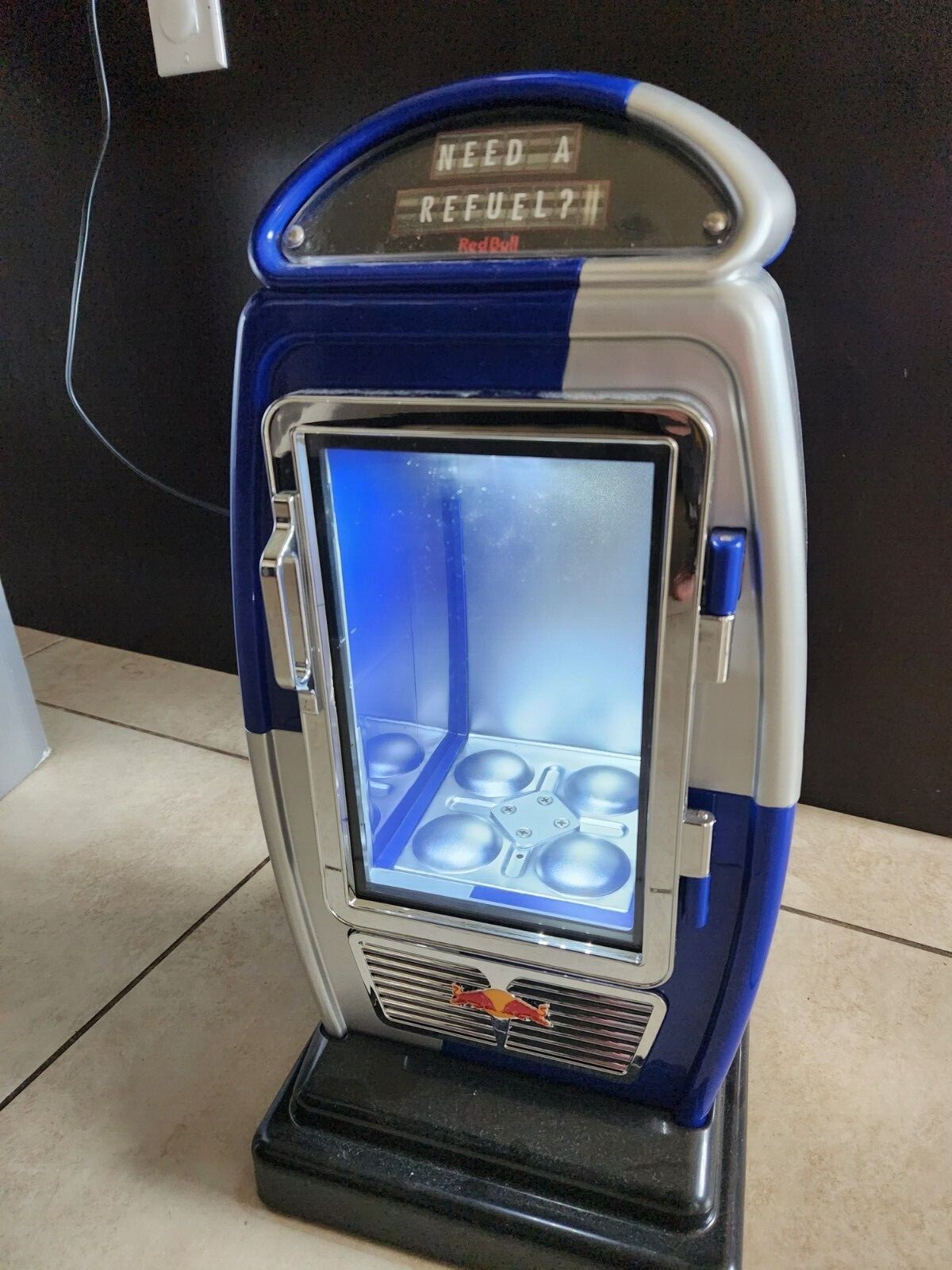 Redbull Mini Cooler, Brand new, missing yellow sign on top. C/w