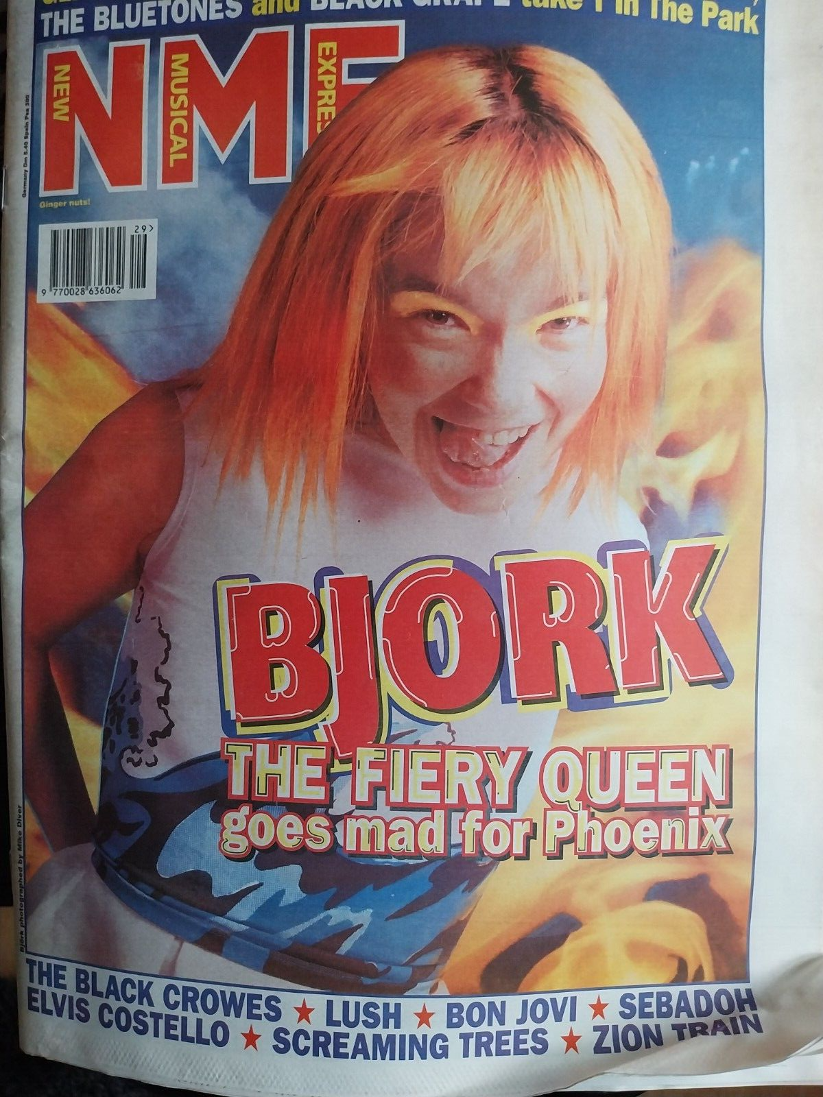 NME 1996 JULY 20 BJORK PULP RADIOHEAD MANICS BLUETONES | eBay UK