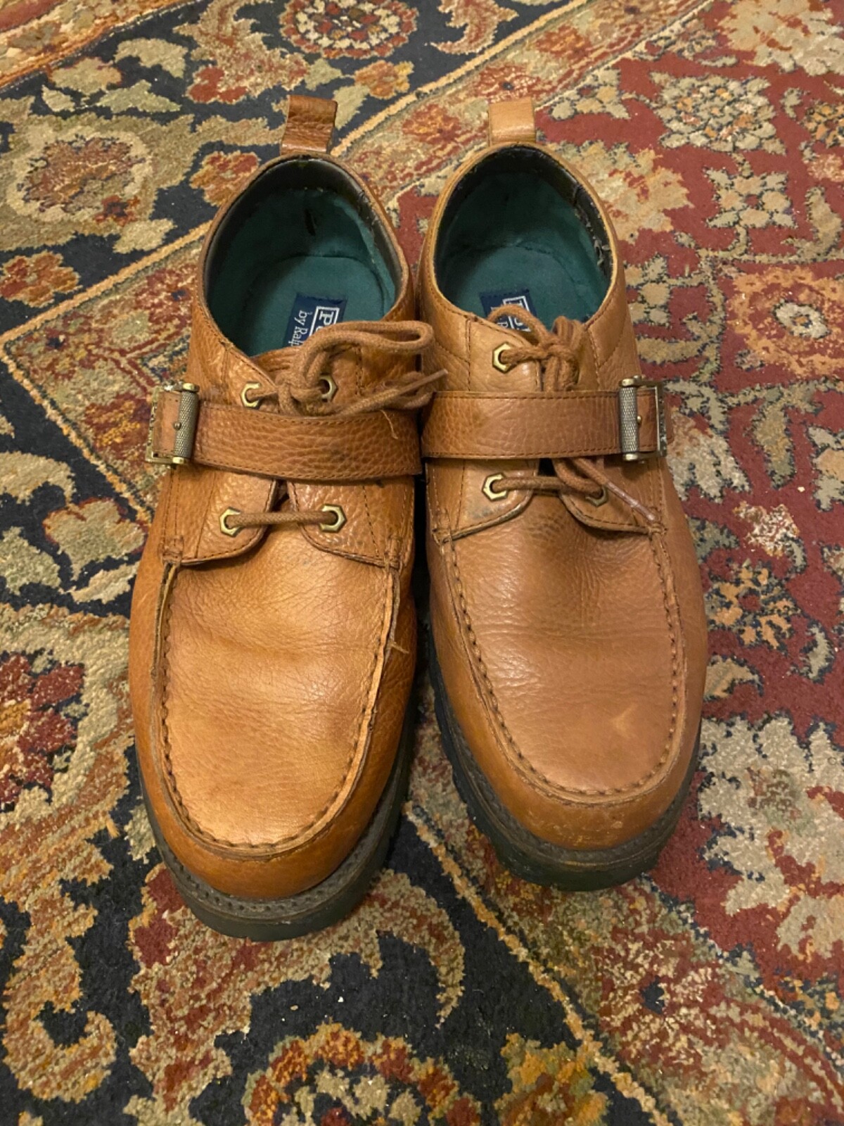 Polo Sport Ralph Lauren Leather Buckle Strap Shoes/Boots Men US 11