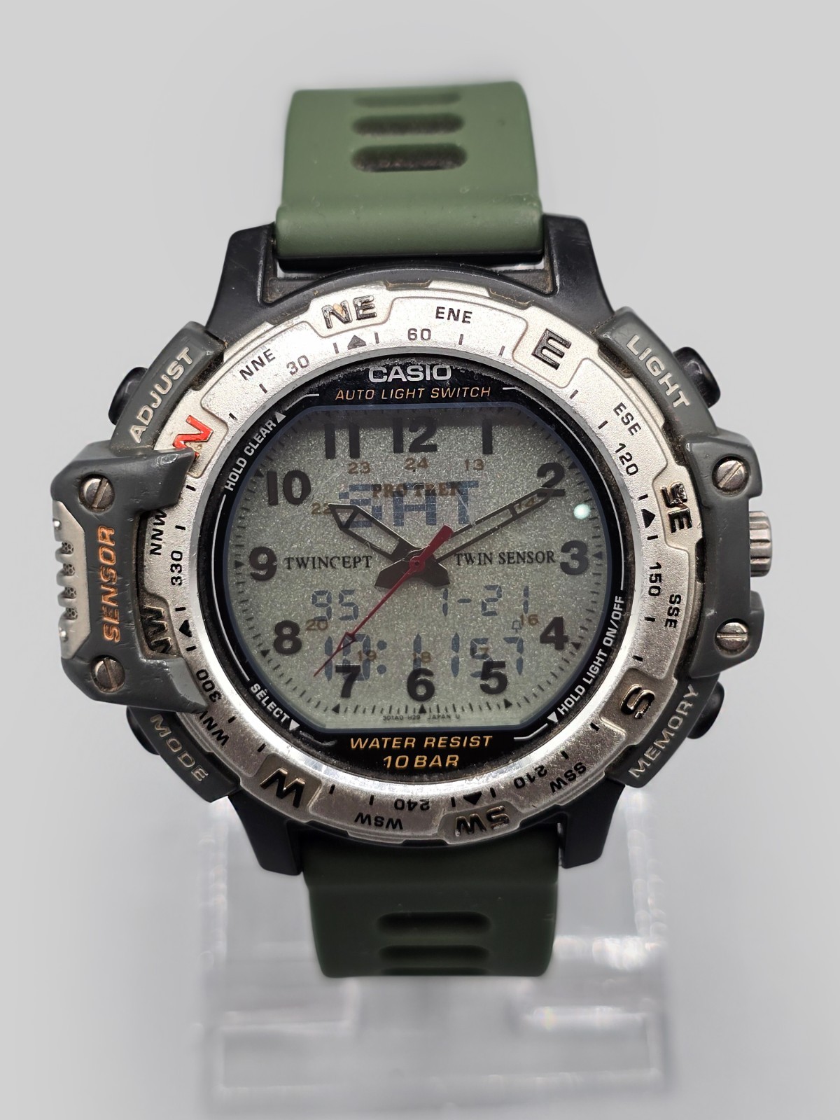 CASIO Twincept PRT-50 ProTrek 1375 Quartz Ana-Digi Twin Sensor