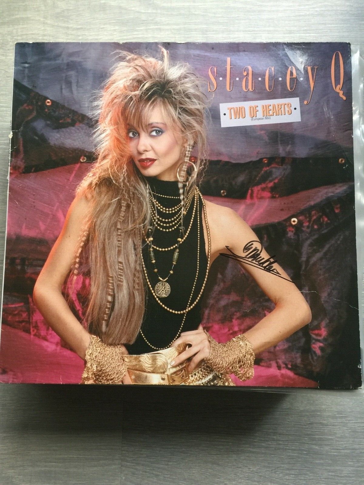 Stacey Q-Two Of Hearts 12 inch vinyl maxi single signed | eBay