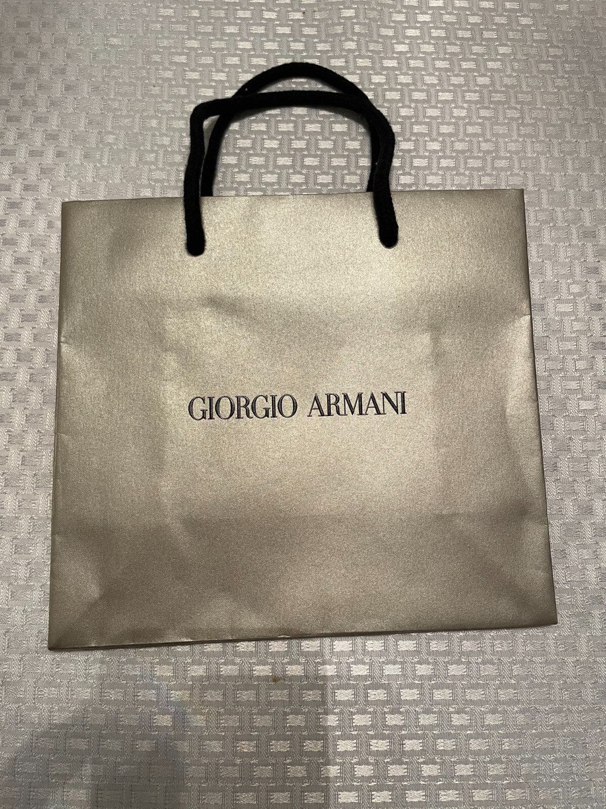Giorgio Armani Shopping Gift Bag 8'' 8'' 4'' New Authentic | eBay
