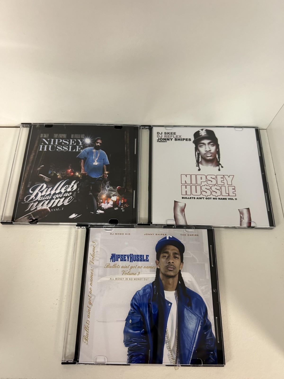 NIPSEY HUSSLE 3X OFFICIAL BULLETS AINT GOT NO NAMES MIXTAPE MIX CD