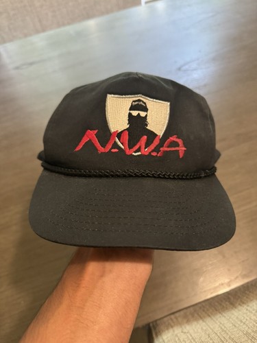 Vintage 1990 NWA Ruthless Records Snapback Hat Eazy E Embroidered
