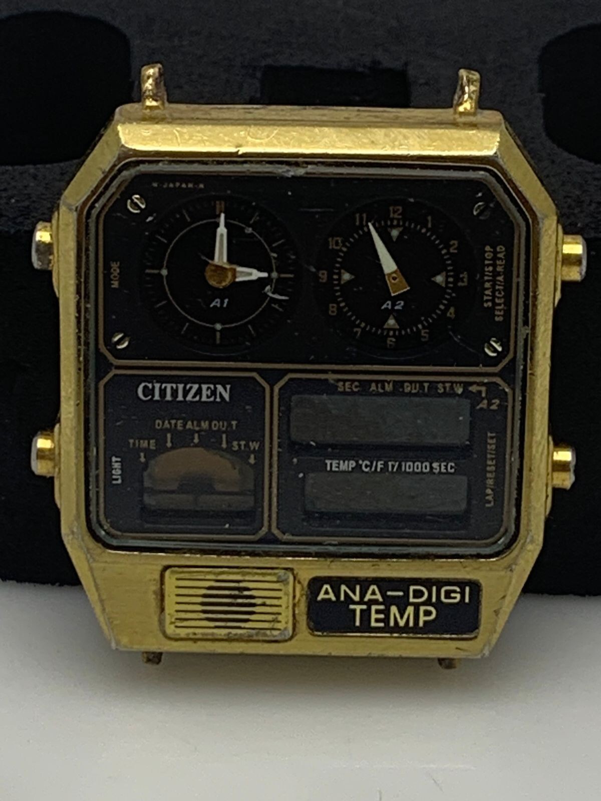Vintage Citizen Ana-Digi Temp 8988-001971 Watch For Parts | eBay