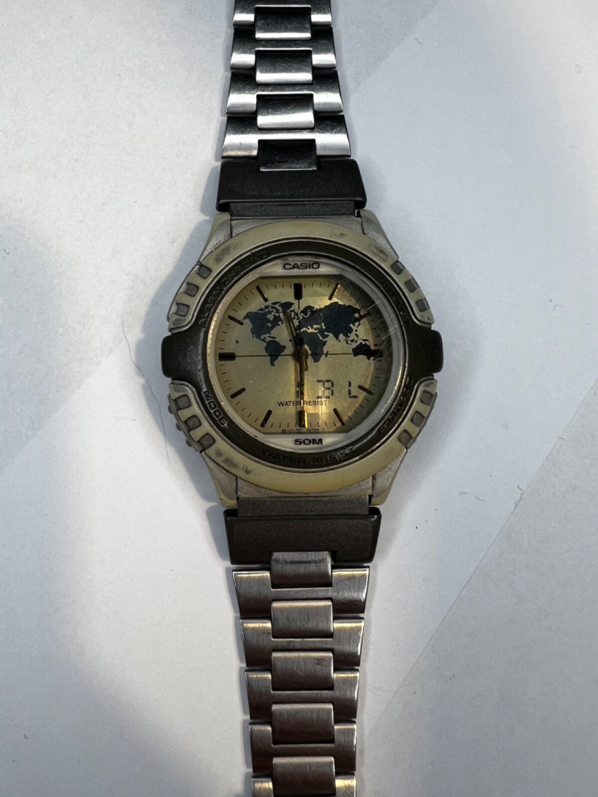 vintage hodinky Malaysia Casio ABX-22 TWINCEPT WORLDTIME DATABANK