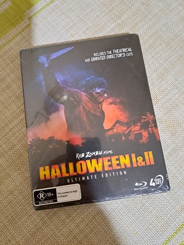 ROB ZOMBIE'S HALLOWEEN 1 & 2 ULTIMATE EDITION (BLU-RAY) NEW/SEALED