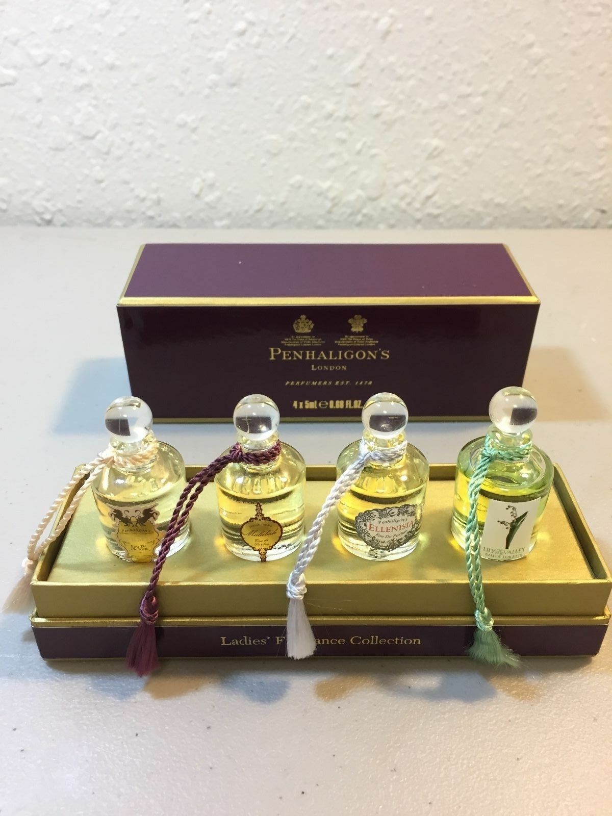 penhaligon's ladies fragrance collection 4 x 5 ml set new with box