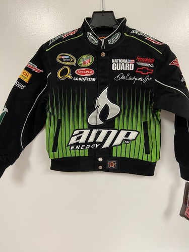 Dale Earnhardt Jr #88.JH Design Black AMP Uniform Jacket Youth Med
