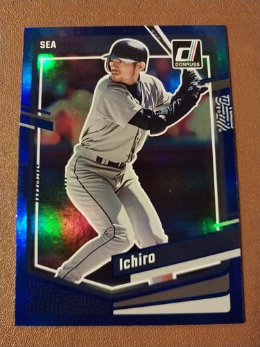 2023 ICHIRO SUZUKI DONRUSS BLUE FOIL BASEBALL CARD #194 SEATTLE