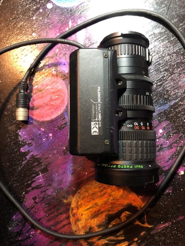 Fuji Fujinon Aspheric 16x TV Zoom Lens, 1:1.4/6.7-117mm with AT