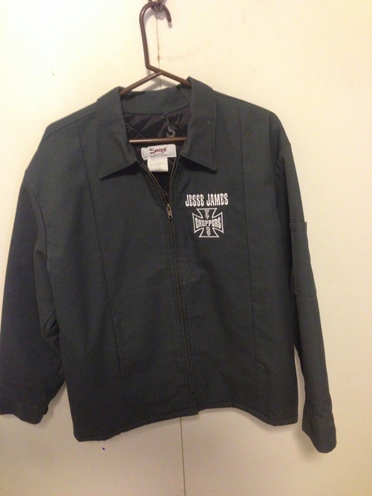 Jesse James West Coast Choppers Mens Size M Quilted Work Wear