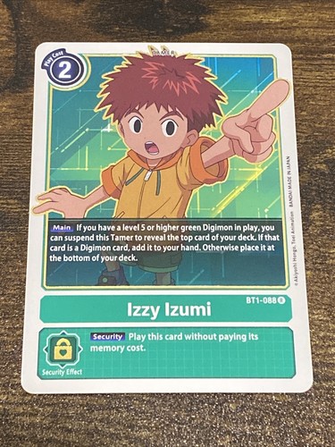 Digimon Izzy Izumi BT1-088 R L4638* | eBay