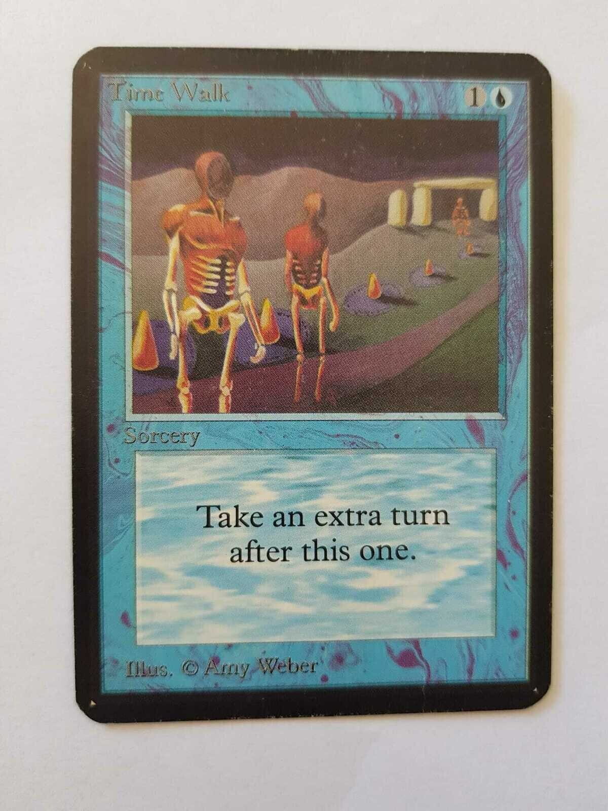 Magic The Gathering - Time Walk - Limited Edition Alpha - Inglese