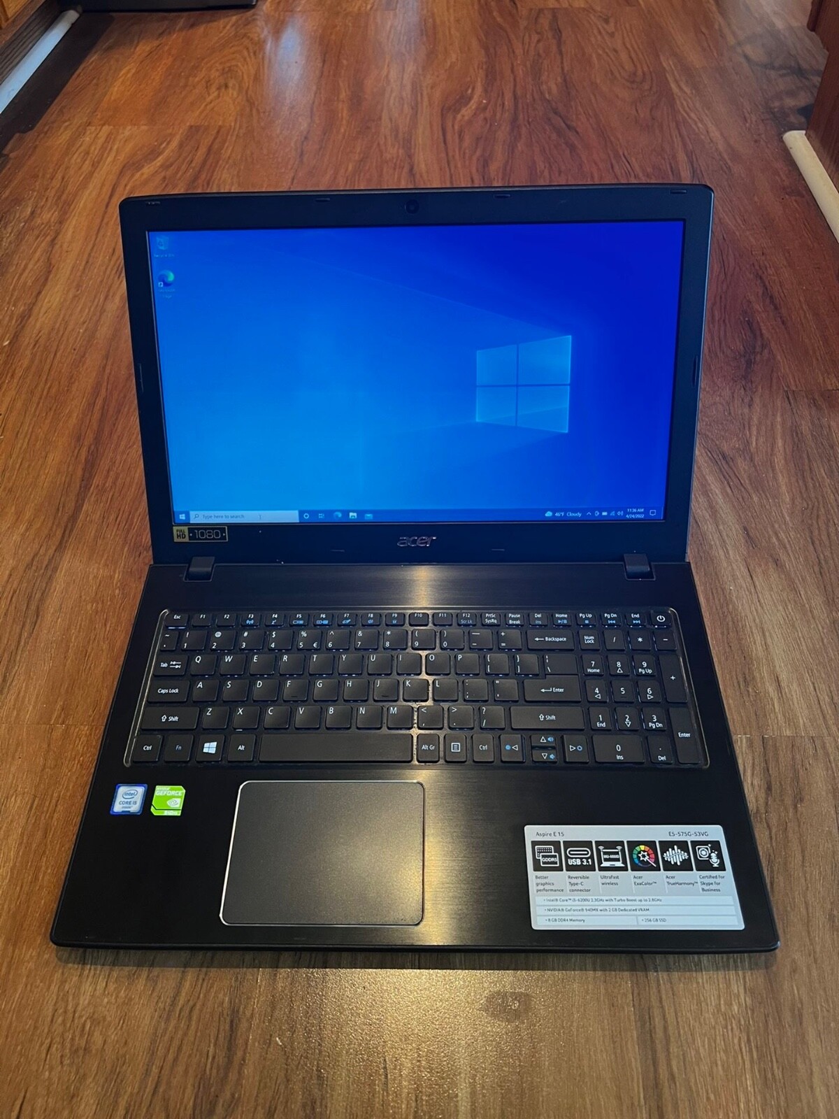 Gaming Laptop Acer E5-575 Laptop 15.6