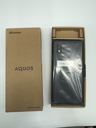 sharp aquos wish 3 Black SH-53D Smartphone Docomo Unlocked 64GB